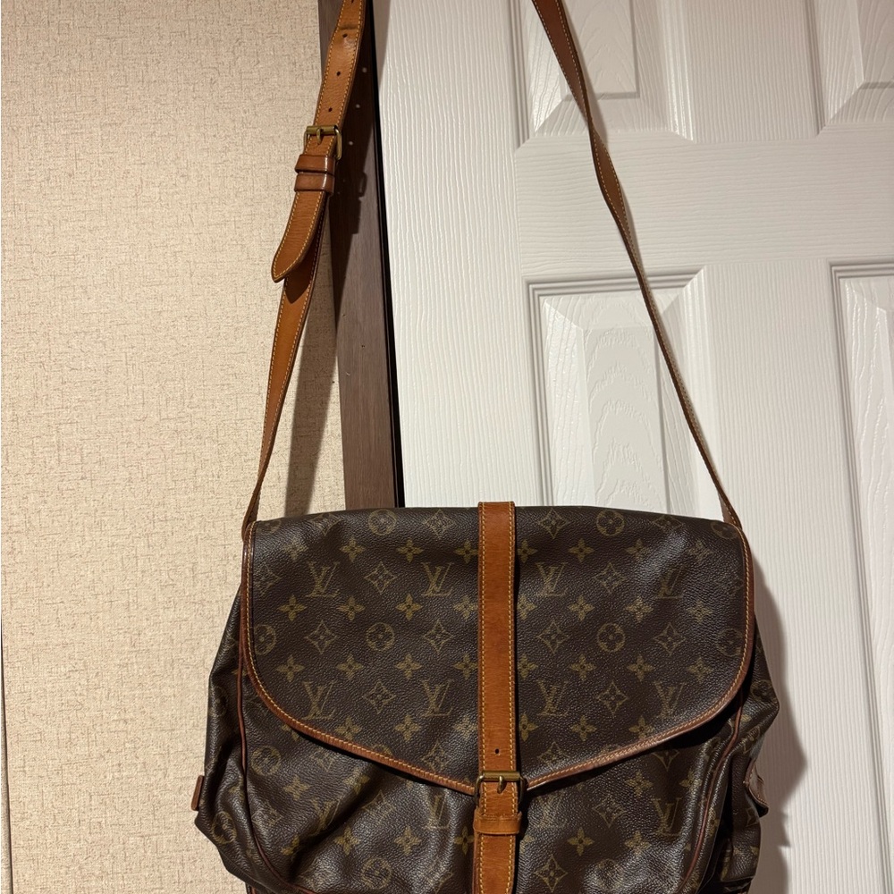 Louis Vuitton Dark Brown Monogram Messenger Bag